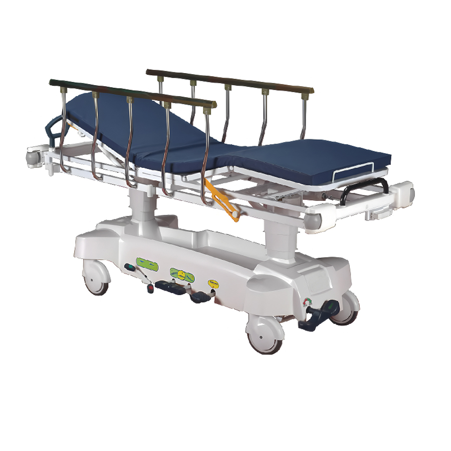 Manufacturer Advanced Adjustable Multi-Function Hydraulic Translucent Stretcher Trolley for ICU Room